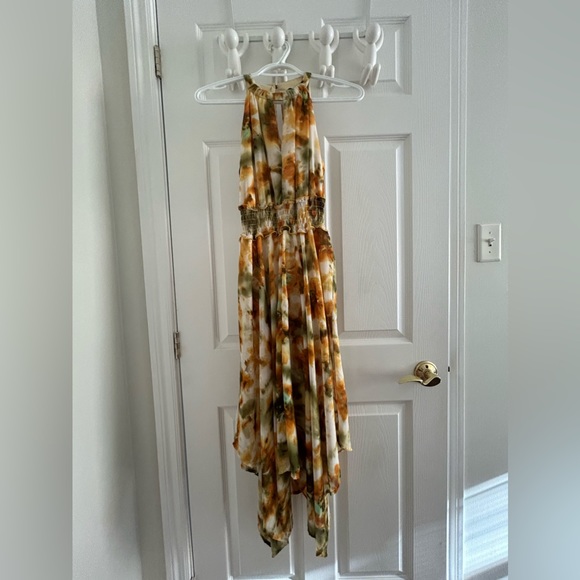 Halter neck Tie Dye Sundress - Picture 2 of 3